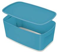 Leitz Petite Boîte de Rangement avec Couvercle MyBox, Cosy, Bleu, 52630061