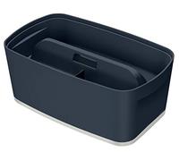 Leitz Petite Boîte de Rangement avec Couvercle MyBox & Organiseur avec Poignée, Cosy, Gris, 52634089, Boite