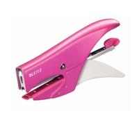 Leitz 5547 Pince agrafeuse 15 feuilles Rose métallique
