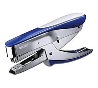 Leitz Pince-agrafeuse 5548 - Capacité 30 feuilles - Agrafes 24/6 et 26/6 - Bleu et argent