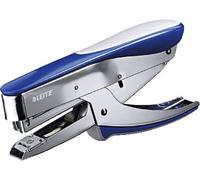 Leitz Pince-agrafeuse 5548 - Capacité 30 feuilles - Agrafes 24/6 et 26/6 - Bleu et argent