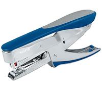 Leitz Pince Agrafeuse, Capacité 30 Feuilles, Bleu, Boîtier Métallique Ergonomique Avec Softgrip, Chargement par le Haut, Utilisation Avec Agrafes P3 (24/6, 26/6), 55480033