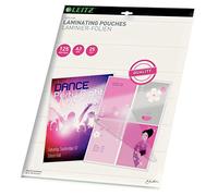 LEITZ plastifier Feuilles de film plastique pour lamination à chaud format A3 25er Pack 125 mic Couleur