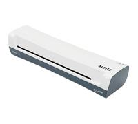 Leitz Plastifieuse iLAM Home – Préchauffage 3 min – 75-125 µm – Lot pochettes A4 inclus – Blanc