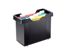 Leitz Plus Bac de rangement pour dossiers suspendus Noir Format A4