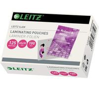 LEITZ Pochette à plastifier pour cartes de visite 60 x 90 mm 100 pièces