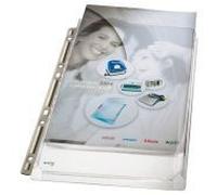 Leitz Pochette perforée avec bande de renfort en métal – Sachet de 3