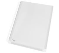 Leitz Pochette Perforée à Soufflet Premium, Transparent, Grainé, A4, PVC Souple 170 Microns, Lot de 10, 47561003