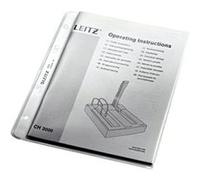 LEITZ pochette perforée extra solide, format A5, PP, grenel‚ G