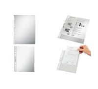 Leitz Pochette Perforée, Format A4, Pp, Transparent, 0,08 Mm
