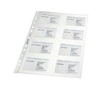 Leitz Pochette Pour 16 Cartes De Visite, Format A4, En Pp