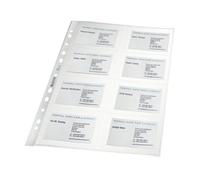 Leitz Pochette Pour 16 Cartes De Visite, Format A4, En Pp
