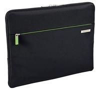 Leitz Pochette pour ordinateur portable 13.3“, 7 poches de rangement, Noir, Polyester Déperlant, Smart Traveller, 60760095
