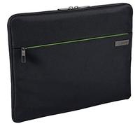 Leitz Pochette pour ordinateur portable 15.6“, 7 poches de rangement, Noir, Polyester Déperlant, Smart Traveller, 62240095