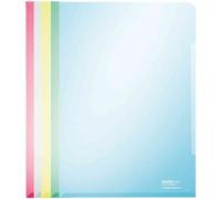 Leitz - pochette super premium, a4, pvc, couleurs assorties 0,15 mm, ouvert en haut et côté, naltère pas le document, film rigi G
