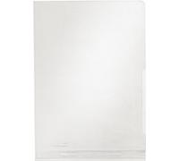 LEITZ Pochette transparente Maxi A4 PVC transparent 0,17 mm ouverte en haut et sur le côté 5 pochettes
