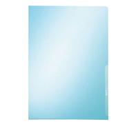 LEITZ Pochette transparente Premium A4 PVC bleu 0,15 mm 100 pochettes