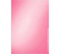 LEITZ Pochette transparente Premium A4 PVC rouge 0,15 mm 100 pochettes