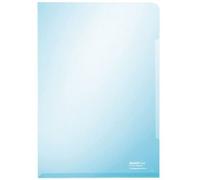 LEITZ Pochette transparente Super Premium A4 PVC bleu 0,15 mm 100 pochettes