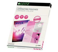 Leitz Pochettes de plastification iLAM A4 - Epaisseur : 125 microns par face - Lot de 100