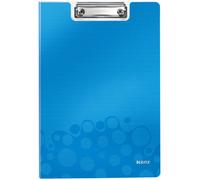 Leitz WOW Clipfolder with cover bloc-notes A4 Métal, Polymousse Bleu