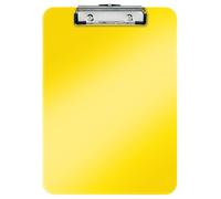 Leitz 39710016 Porte-Bloc A4, Plastique Rigide, WOW, Jaune