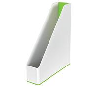 Leitz Porte-Revues A4, WOW, Bicolore Blanc/Vert, 53621054