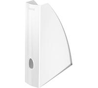 LEITZ Porte-revues WOW, DIN A4, plastique, blanc perle