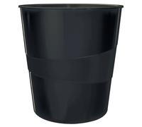 Leitz Corbeille à papier Recycle – 15 L, 100% recyclable, certifiée Blue Angel – Noir
