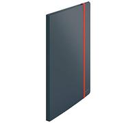 Leitz Protège-Documents A4 Plus, 20 Pochettes, Capacité 40 Feuilles, Cosy, Gris, 46700089
