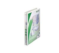Leitz Rapid Classeur à anneaux Presentation, A4, 20 mm, A4, 2 anneaux 20 mm | Mécanisme rapide pour présenter les documents, avec pochettes collées des deux côtés et bords soudés.