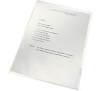 Leitz Pochettes-Coin A4 - Lot 100 - 140 µm, plastique atoxique, mat gaufré, transparent, recyclable