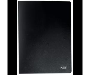 Leitz Recycle 46770095 Protège-documents A4, 40 Pochettes PP 90% Recyclé, Noir, 231x310x16mm, Mise en Page Portrait, Poids 280g