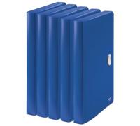 Leitz Recycle - Boîte de Classement avec Couvercle, Capacité 250 Feuilles A4, pour Classer & Archiver vos Documents, 100% Recyclable, Eco-Responsable & Neutre en CO2, Gamme Recycle, Bleu, 46230035