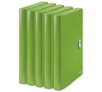 Leitz Recycle - Boîte de Classement avec Couvercle, Capacité 250 Feuilles A4, pour Classer & Archiver vos Documents, 100% Recyclable, Eco-Responsable & Neutre en CO2, Gamme Recycle, Vert, 46230055