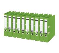 Leitz Recycle - Classeur à Levier 180°, Capacité 350 Feuilles A4, PP 100% Recyclable & Carton Recyclé, Eco-Responsable & Neutre en CO2, Gamme Recycle, Vert, 10190055