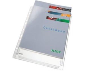 Leitz Réf 47188 Pochette perforée à soufflet Transparent A4 Lot de 5 (Import Royaume Uni)