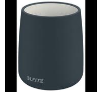 Leitz Référence 53290089 : Porte-Crayons Vitrocéramique Gris, Diamètre 8.7cm, Hauteur 10.5cm, Poids 240g, Usage Unisexe, Vendu à l'unité