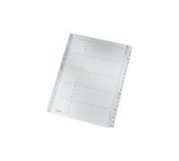 Leitz Répertoire En Carton, A-Z, A4, 20 Divisions, Gris