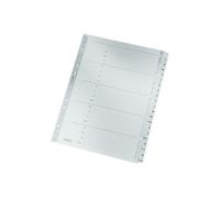 Leitz Répertoire En Carton, A-Z, A4, 20 Divisions, Gris
