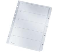 Leitz répertoire en carton mylar, chiffres, a4, 1 5, 4323-00-00 G