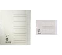 LEITZ Intercalaires en papier naturel, blanc, A5 paysage G