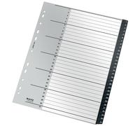 LEITZ Répertoire pour classeurs recycle 1218 plein format, largeur excessive 1-31 noir 31 pièces, 1 jeu