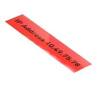 Leitz - Ruban d'étiquettes auto-adhésives - rouge - Rouleau (1,27 cm x 11,8 m) 1 rouleau(x) - pour Leitz Icon Smart Labeling System