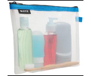 Leitz Sac Accessoires 40140036 Bleu EVA Unisexe 240x170x30mm Résistant à l'eau, Fermeture Zippée, 1 Compartiment, Motif, Lavable