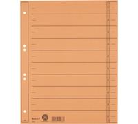 Leitz separator 16580045 A4 230g carton orange 100 pcs/pack.