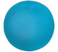 Leitz - Siège Ballon Ergonomique pour Bureau, 65 cm de Diamètre, avec Housse en Tissu / Balle d'Assise / Pompe à Air Manuelle / 2 Bouchons, Gamme Ergo Cosy, Bleu, 52790061