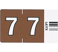 LEITZ Signal numérique Orgacolor "7" sur rouleau brun 500 pièces