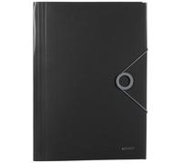 Leitz Solid corner stretch folder, PP, for approx. 150 sheets, A4, black, 456310