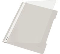 Leitz Standard Plastic File A4 PVC Grey, 310 mm, 233 mm, Grau